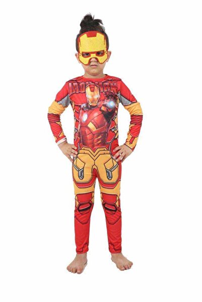 Genel Markalar İRON MAN MASKELİ DEMİR ADAM KOSTÜM