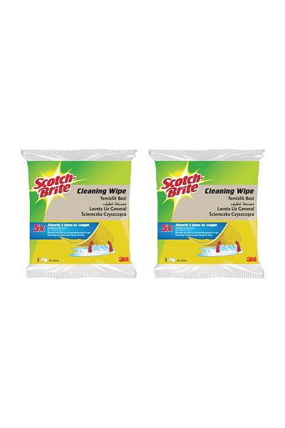 Scotch Brite 3-Piece Cleaning Cloth x 2 Pieces