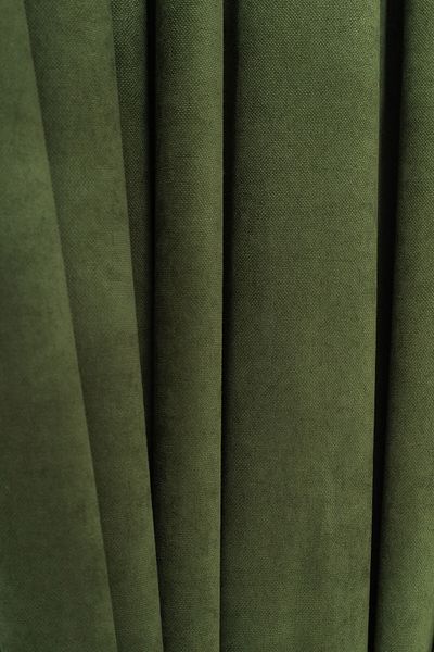 perhal perde ve halı Cortina de fundal fără pliuri de culoare verde cu o singură aripă
