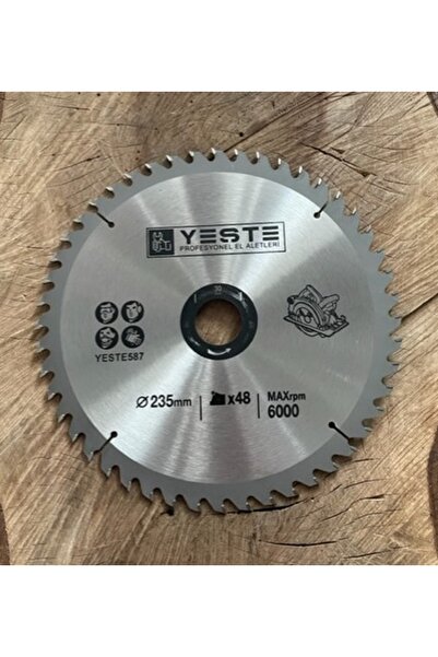 YESTE 235mm Elmas Testere Sunta Mdf Ahşap Odun Kesme Testeresi