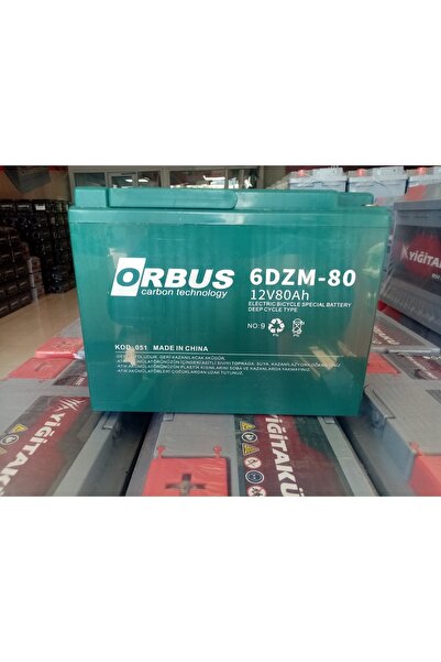 ORBUS 12 V 80 Ah Elektirikli Motor Aküsü