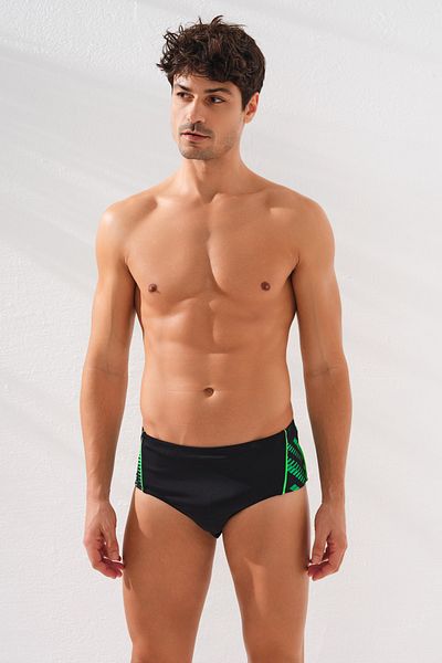 Pierre Cardin Ανδρικό μαγιό Maxi - Τεμάχιο, Μαύρο, Μοντέλο 231701