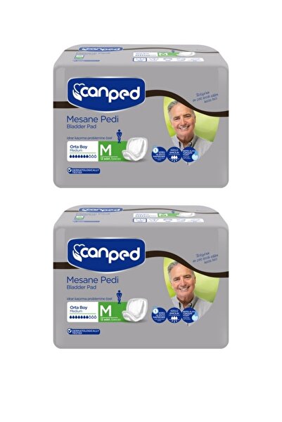 Canped Mesane Pedi Medıum Erkek 2 Paket 24 Adet