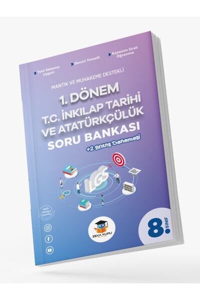 Zeka Küpü Yayınları 8.sınıf 1.dönem Inkılap Tarihi Ve Atatürkçülük Soru Bankası (YARIYIL TATİL KİTABI)