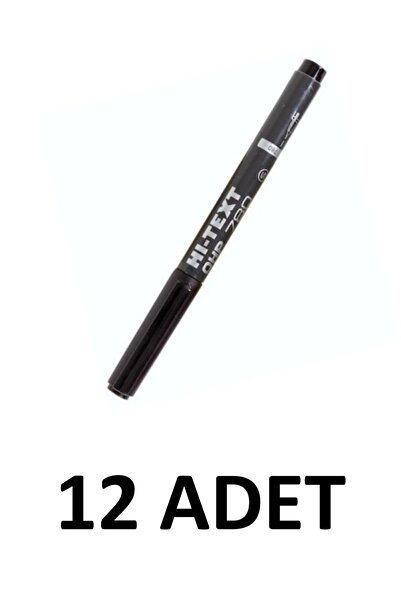 Noki Hi-text 12 Adet Ohp Asetat Kalemi Siyah 780-sm S Ince Uçlu Permanent