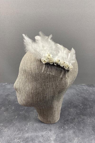 ESPEREST Agrafă de păr de mireasă pentru fotografiere în aer liber, cu tranda...