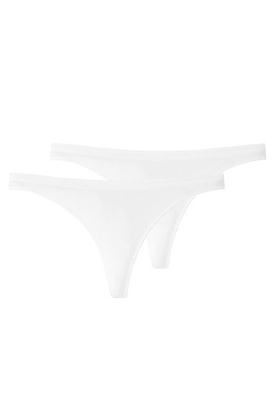Schiesser String - Weiß - Unifarben