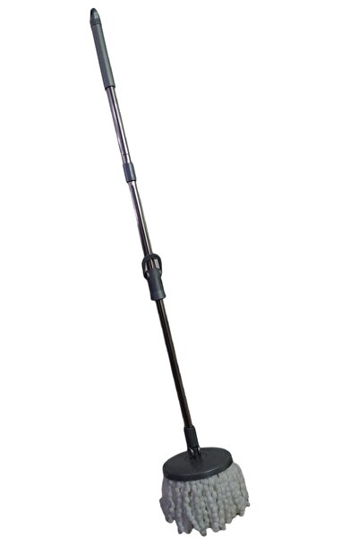 vipix Tüm Temizlik Seti Kovalarına Uyumlu Metal Yedek Sap 2 Mop Döner Setlere Uyumlu Mikrofiber Mop Başlık