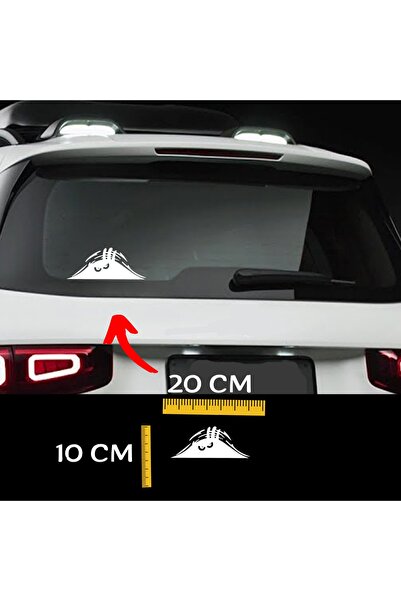 RS AUTO AKSESUAR ملصق عين للأمتعة 10x20 سم