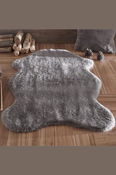 Anatolian Carpet Store Peluş Post Şekilli Halı Antrasit