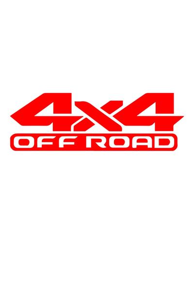 MegaSticker ملصق سيارة للطرق الوعرة 4x4، ملصق دراجة نارية، ملصق خوذة 55x19 سم