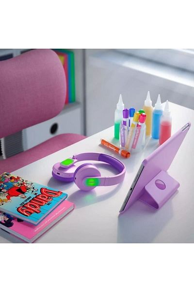 Philips Philips Kids wireless on-ear headphones Light-up ear cups App-based parental controls Volume limited