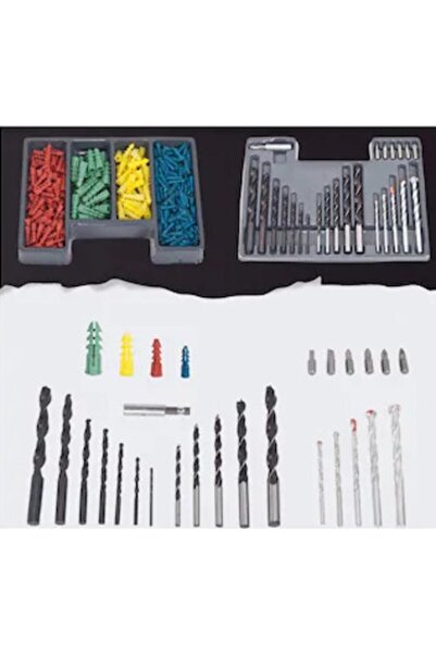 Attlas Ht1402 Ahşap Beton Metal Matkap Ucu Dübel Seti (300 Parça)