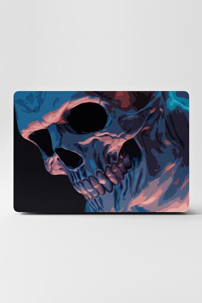 TUGİBU Kaplama Notebook Macbook Uyumlu   Kurukafa Laptop Sticker