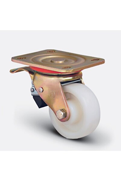 Emes Polyamid Ağır Yük Tekeri Sanayi Tip 55 Lik Frenli Teker