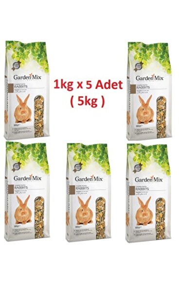 Gardenmix Tavşan Yemi Platin Rabbits 1000gr X 5 Adet