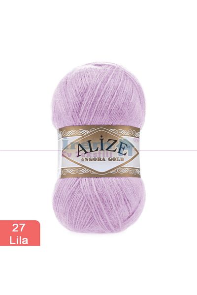 Alize Angora Gold Hand Knitting Rope (Pack of 5) - 27-Lilac