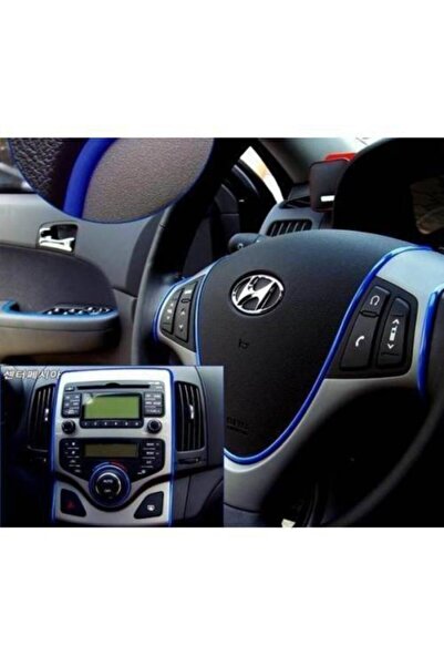 Generic Brand 5 Meters Blue Car Interior Strip Chest Wick Torpedo Wick Trim S...