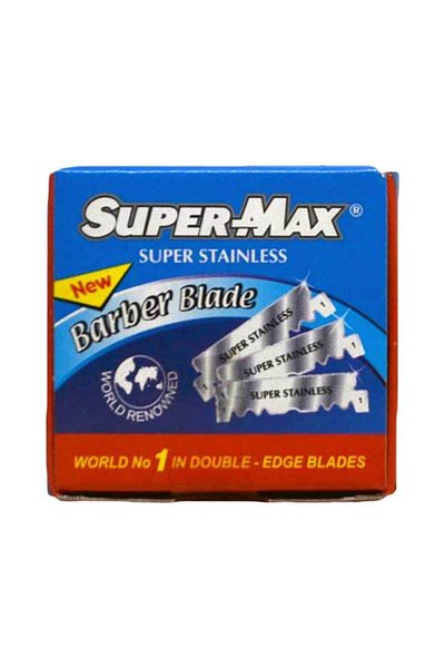 SÜPERMAX Supermax Shaving Razor Single Edge Half Barber Razor 100 pcs