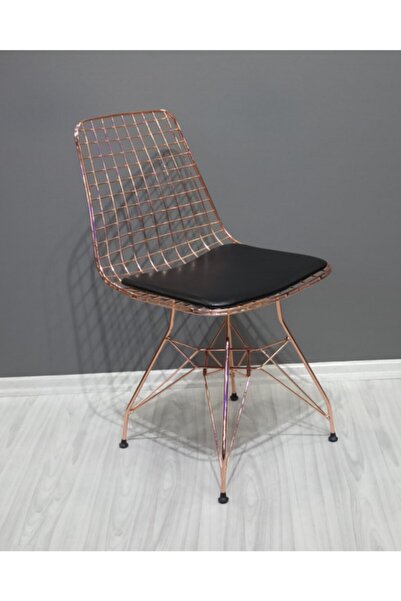 ALTAN HOME Bronz Metal Sandalye