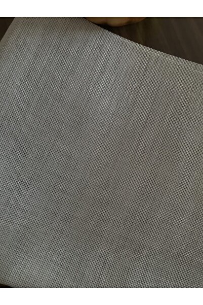 Genel Markalar Linen Etamin Punch Ve Pano Kumaşı Gri 50x80 ! Overlocklu !