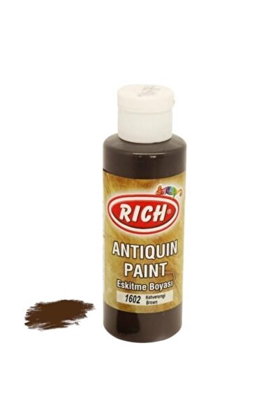 Rich 1602 Kahverengi 130 ml Eskitme Ahşap Boyası