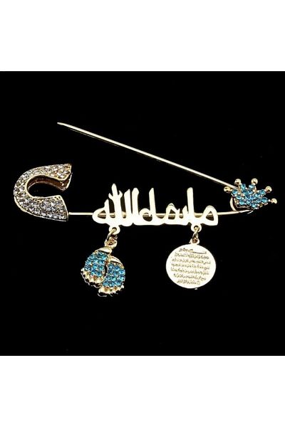Sahi Aksesuar دبوس طية صدر السترة مكتوب عليه باللغة العربية ما شاء الله 33