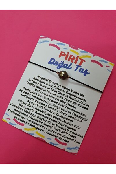 GÜMÜŞTEL EL SANATLARI سوار من حجر البيريت المعتمد مع سلسلة مكرامية قابلة للتع...