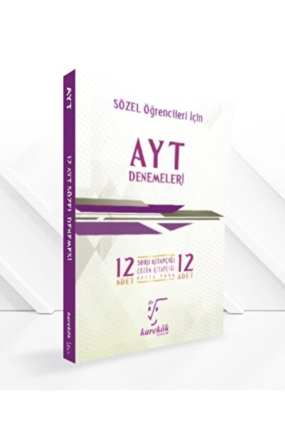 Karekök Yayınları Güncel Karekök Yayınları Güncel AYT 12'Lİ Paket Deneme Sına...