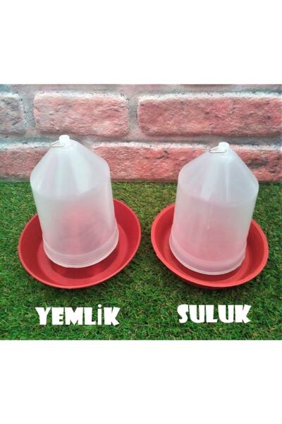 Asenya Yemlik + Suluk 2' Li Set 1 Adet 0,75 Lt Yemlik + 1 Adet 0,75 Suluk Kuş...