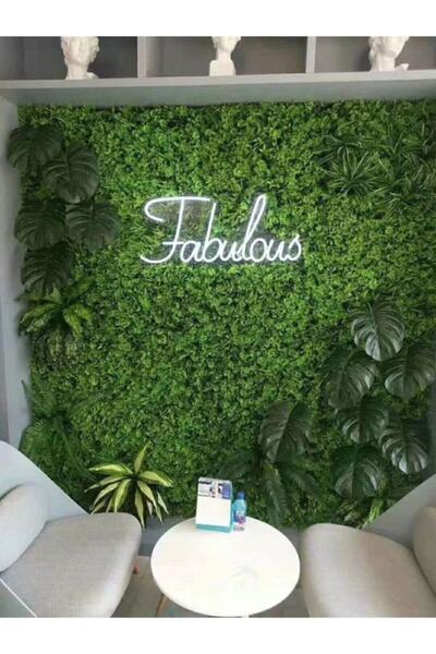 Red Proje Beyaz Neon Led Aydınlatma Fabolous Gece Lambası