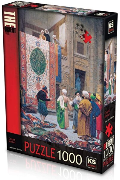 Genel Markalar Halı Tüccarı (Carpet Market) 1000 Parça Puzzle - KSGames