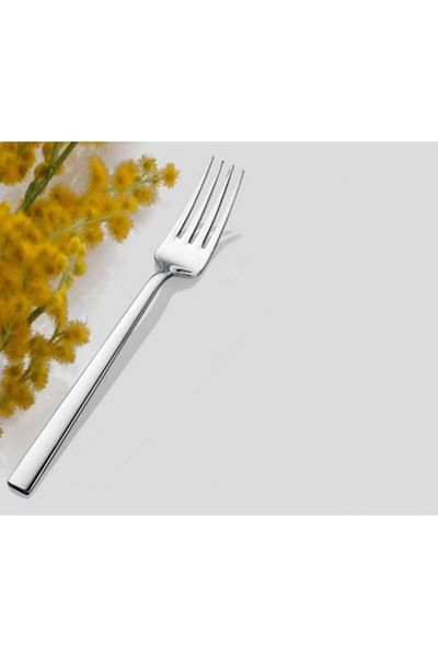İNTER CELİK İnter Çelik Nil Model 12-Piece Dessert Fork