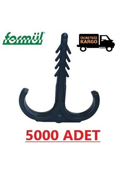 FORMÜL Kılçık Kelepçe Mobil Boru Sabitleme Kelepçesi Yere Tespit 5000 Ad
