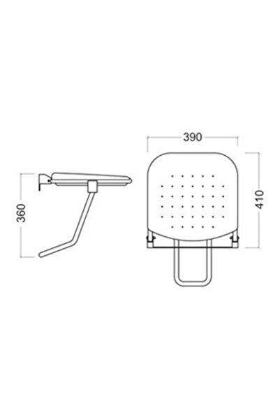 Genel Markalar -ENG710- Ortopedik Engelli Duş Oturağı