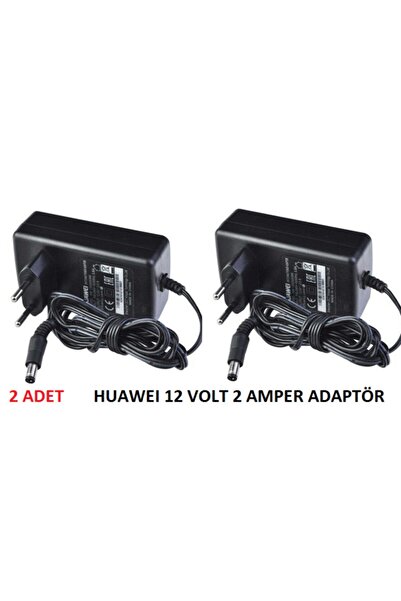 Huawei Hw 120200e6w 2 Adet 12v - 2a Modem Adaptör - Siyah