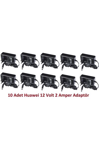 Huawei Hw 120200e6w 10 Adet 12v - 2a Modem Adaptör - Siyah