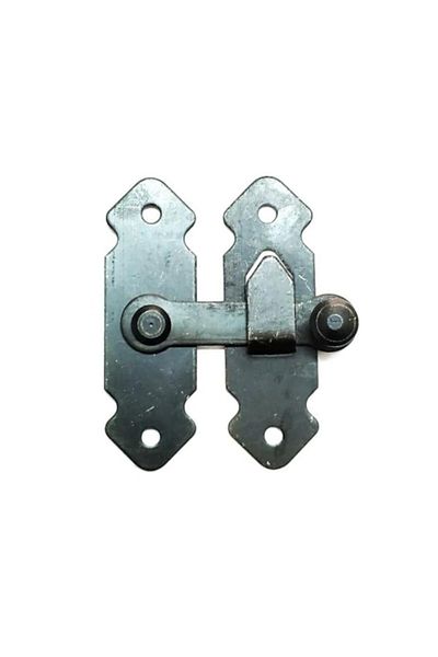 Köseoğlu French Lock Garden Door Latch Unpainted 180 Degree Angled