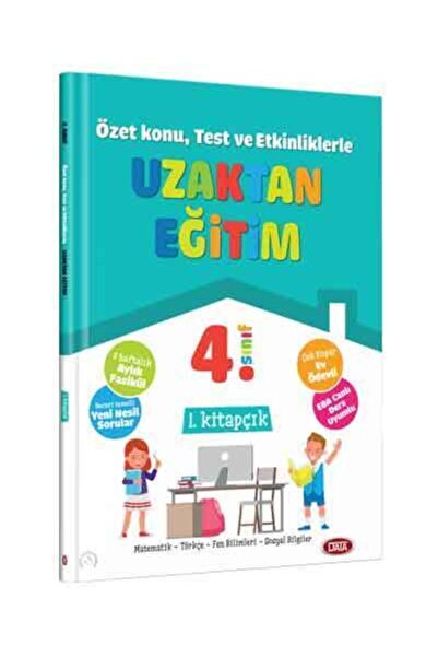 Data Yayınları 4.sınıf Uzaktan Eğitim 1.kitapçık - Data Yayınları