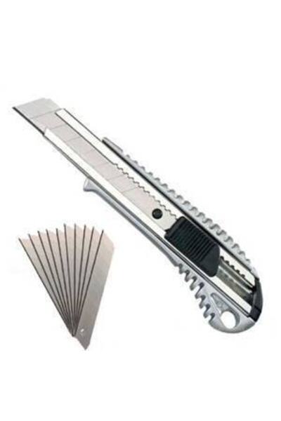rigour سكين Nitools 1002 من الألومنيوم + 10 قطع احتياطية
