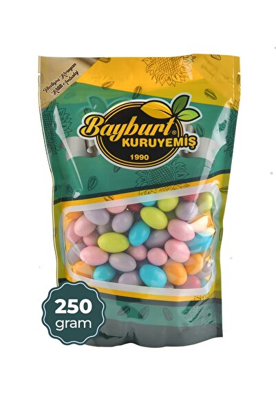 Bayburt Kuruyemiş Renkli Badem Draje 250 gr