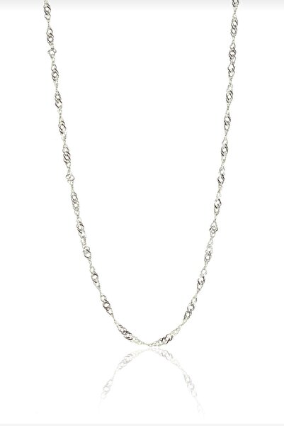 Artuklu Telkari 925 Ayar Gümüş Singapur Modeli 45 Cm Zincir