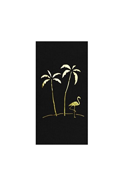 Story 33 × 33 سم أشجار النخيل ذات أوراق الذهب منقوشة 16 حزمة مناديل ورقية قاب...