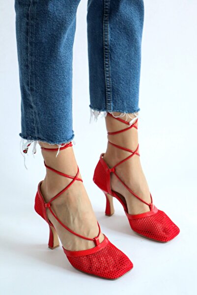 Ömer Ediz Shoes Kırmızı File Ayakkabı