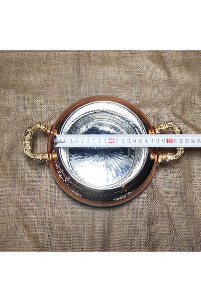 ANTEP BAKKALIM Copper Hand Forged Round Boiler