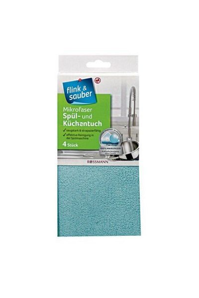 Flink Sauber Flink & Sauber Microfiber Cloth 4-Pack