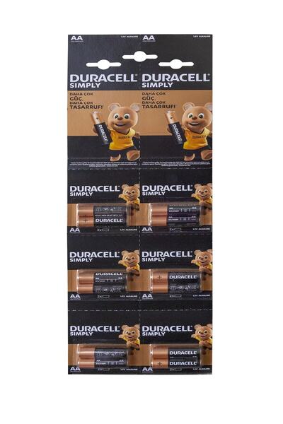 Duracell 12 Adet Alkalin Aa Kalın Kalem Pil (12 Li Kartela Aa Kalın Pil) Drcaa12