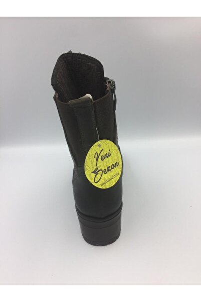 Mammamia Women's Khaki Leather Boots