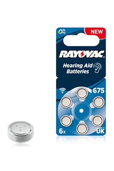 Varta Rayovac 675 Blister 6 Kulaklık Pili