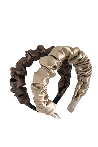 CSR AKSESUAR 2 قطعة تاج من الساتان